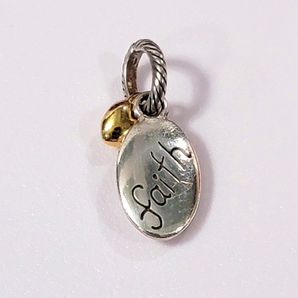 BRIGHTON RETIRED FAITH CROSS CHARM NWOT - Picture 2 of 2